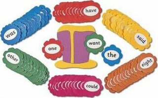Jolly Phonics Tricky Word Wall Flowers : in Print Letters - Sue Lloyd