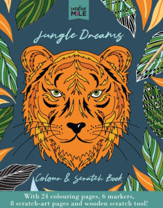 Jungle Dreams Colour and Scratch Book - Creative Mile