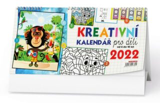 Kalendář 2022 Kreativní pro děti - stolní - neuveden