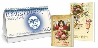 Lunární kalendář našich babiček 2024 + Zázračná lékárna naší babičky + Sedmnáctý rok s Měsícem - Klára Trnková