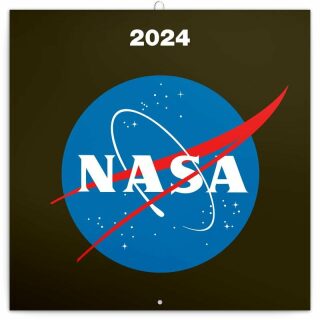 Poznámkový kalendář NASA 2024 - nástěnný kalendář - neuveden