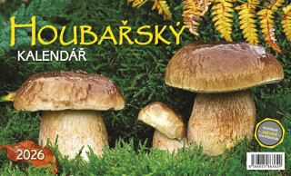 Kalendář 2026 Houbařský, stolní, 23 x 14 cm - neuveden