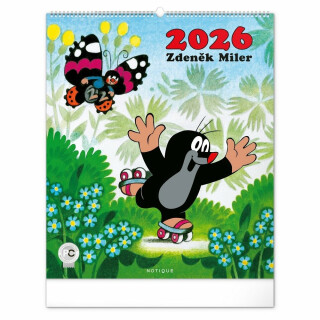 Nástěnný kalendář Krteček 2026 - neuveden