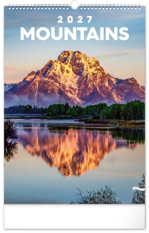 NOTIQUE Nástěnný kalendář Hory 2027, 33 x 46 cm - 