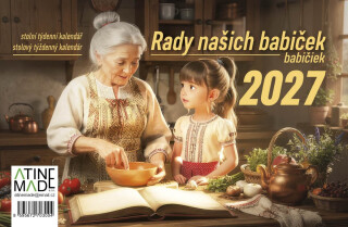 Kalendář 2027 Rady našich babiček, stolní, týdenní, 14 x 21,4 cm - 