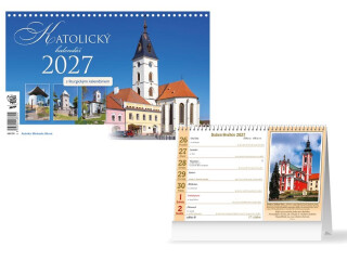 Kalendář 2027 stolní Katolický - 