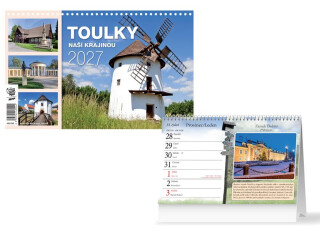 Kalendář 2027 stolní Toulky naší krajinou - 
