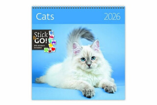 Kalendář nástěnný plánovací 2026 - Cats - neuveden