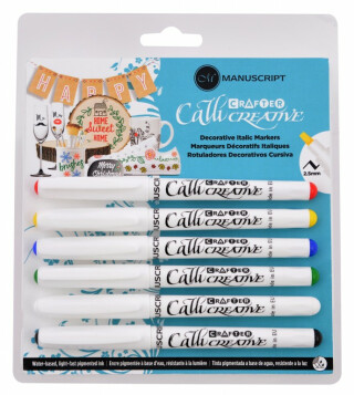 Kaligrafické fixy Manuscript Callicreative 6ks - 