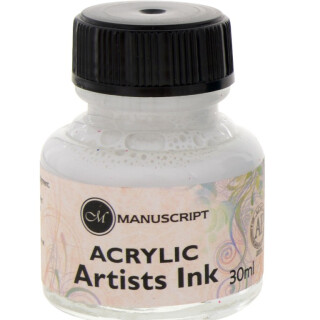 Kaligrafický inkoust Manuscript 30ml – bílý - 
