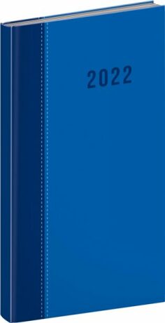Kapesní diář Cambio Classic 2022, modrý - neuveden