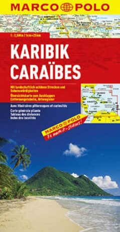 Karibik / mapa - neuveden
