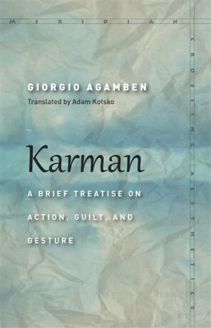 Karman - Giorgio Agamben