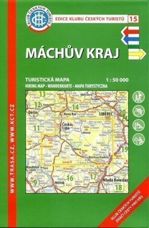 KČT 15 Máchův kraj  1:50 000 / Turistická mapa, 1. vydání 2017 - kolektiv autorů