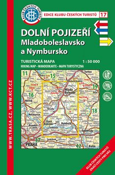 Dolní Pojizeří, Mladoboleslavsko/KČT 17 1:50T Turistická mapa - neuveden