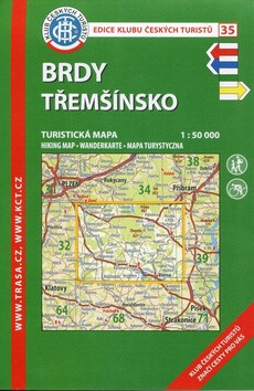 KČT 35 Brdy, Třemšinsko 1:50 000/turistická mapa - neuveden