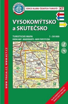 KČT 47 Vysokomýtsko, Skutečsko 1:50 000 / Turistická mapa, 7. vydání 2018 - neuveden
