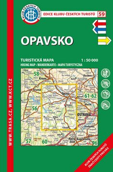 KČT 59 Opavsko 1:50 000 / Turistická mapa, 5. vydání 2019 - neuveden
