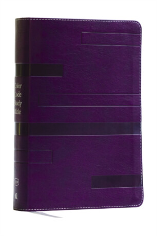 KJV Color Code Study Bible, Revealing God's Truth Color by Color (Purple Leathersoft, Red Letter) - Thomas Nelson