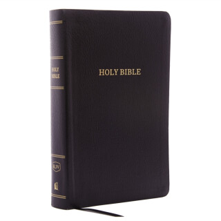 KJV Holy Bible: Personal Size Giant Print with 43,000 Cross References, Black Bonded Leather, Red Letter, Comfort Print (Thumb Indexed): King James Version - Thomas Nelson