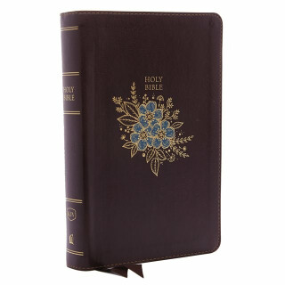 KJV Holy Bible: Personal Size Giant Print with 43,000 Cross References, Deluxe Burgundy Leathersoft, Red Letter, Comfort Print: King James Version - Thomas Nelson