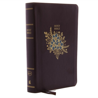 KJV Holy Bible: Personal Size Giant Print with 43,000 Cross References, Deluxe Burgundy Leathersoft, Red Letter, Comfort Print (Thumb Indexed): King James Version - Thomas Nelson