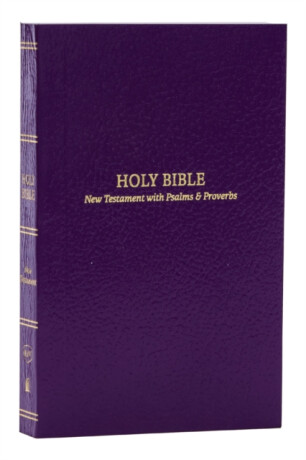 KJV Holy Bible: Pocket New Testament with Psalms and Proverbs, Purple Softcover, Red Letter, Comfort Print: King James Version - Thomas Nelson