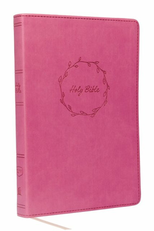 KJV Holy Bible: Value Large Print Thinline, Pink Leathersoft, Red Letter, Comfort Print: King James Version - Thomas Nelson
