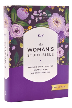 KJV, The Woman's Study Bible, Hardcover, Red Letter, Full-Color Edition, Comfort Print - 