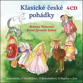 Němcová B., Erben K.J. - Klasické české pohádky 4 CD - čte Höger K., Zinková V. - Božena Němcová,Karel Jaromír Erben