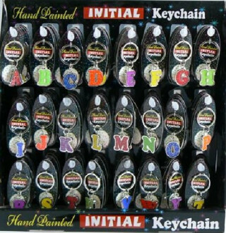 Klíčenka Písmena - display 144 ks - neuveden