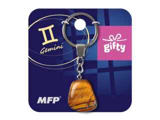 Gifty - Klíčenka Zodiac - Gemini - 