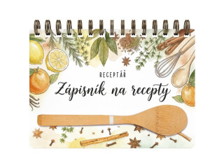 Kniha na recepty MFP s vařečkou 3, 220x158mm, 80 listů, - 