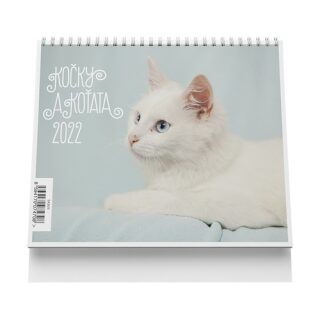 Kalendář 2022 Kočky a koťata - stolní - neuveden