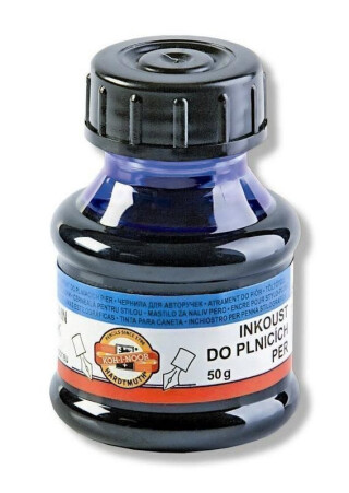 Koh-i-noor inkoust do plnicích per 50 ml modrý - neuveden