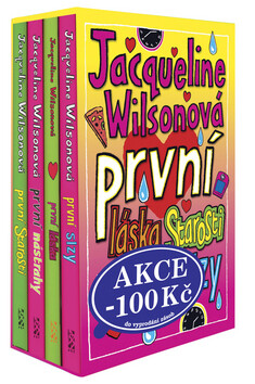 První láska, starosti, nástrahy, slzy - dárkový box (komplet) - Jacqueline Wilsonová,Nick Sharratt
