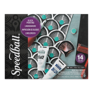 Kompletní sada pro linoryt Speedball Deluxe - 