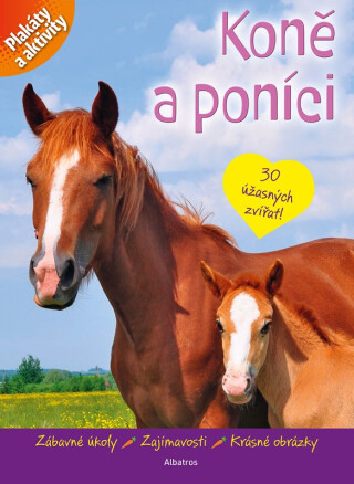 Koně a poníci: plakáty a aktivity - 