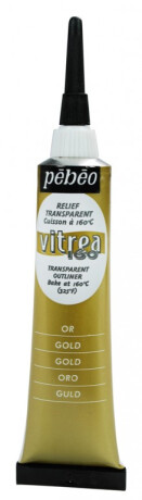 Kontura na sklo Vitrea 20ml – zlatá - 