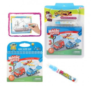 Kouzelné malování vodou Dopravní prostředky - 