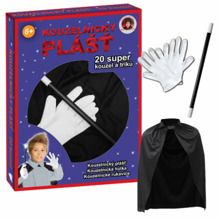 Kouzelnický plášť + 20 kouzel - neuveden