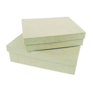 Krabice z papírové hmoty 12x9x3,5cm - 