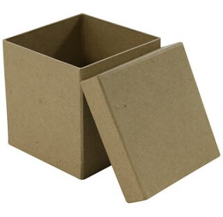 Krabice z papírové hmoty 9,5x9,5x9,5cm - 
