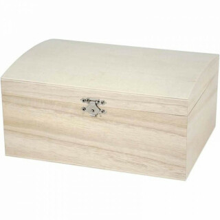 Krabička s víkem velká dřevěná - 