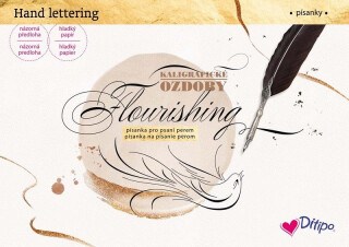 Krasopísanka Flourishing - Kaligrafické ozdoby - neuveden