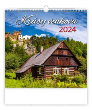 Krásy venkova - nástěnný kalendář 2024 - neuveden