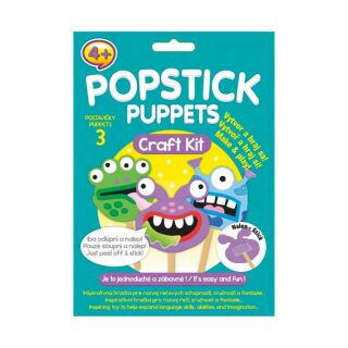 Kreativni sada Popstick puppets - Monstra - neuveden