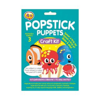 Kreativni sada Popstick puppets - Ryby - neuveden