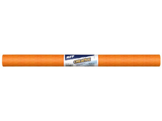 Krepový papír role 50x200cm neon oranžový světlý - 