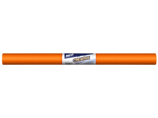 Krepový papír role 50x200cm oranžový tmavý - 